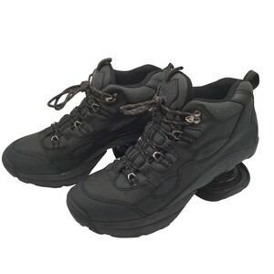 Z-Coil Outback Men Sz 9 Black Leather Orthopedic Hiking Boots  Reduction Shock